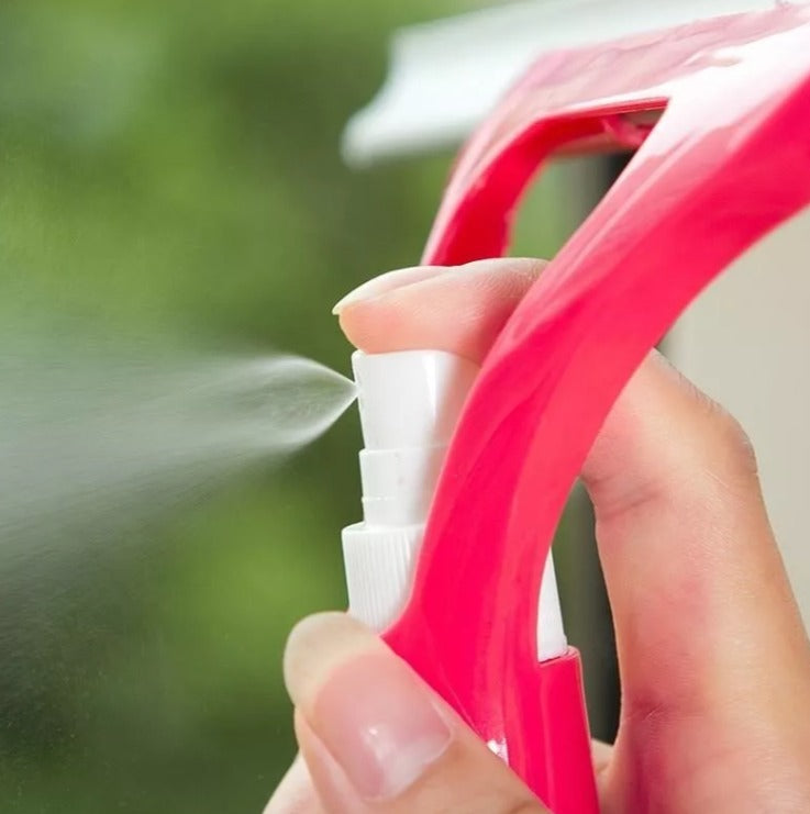 Secador Limpia Vidrios Con Rociador Spray 2 En 1 Ventanas