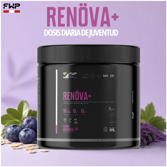 RENOVA+ Colágeno Hidrolizado ORIGINAL – Piel, Cabello y Uñas