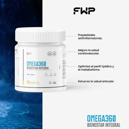Omega 360 Suplemento Omega 3 150g - Maracuyá Y Mango